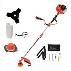 Roçadeira a Gasolina 75cc nakasaki Cortador de Grama Aparador Profissional Com Trimmer