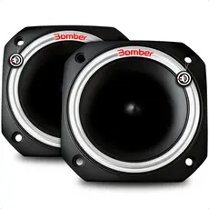 Combo de Par Alto-falantes Mini Super Tweeter Bomber 300w Rms e 8Ω Ohms