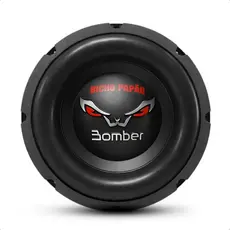 Som Pra Carro Alto Falante Subwoofer 8 Polegadas Bomber Bicho Papão 600Wrms 4 Ohms Sub Grave Forte