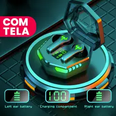 N35/E6S W11 fone de ouvido TWS sem fio Bluetooth 5.2 com modo duplo para jogos e música som 8D stereo