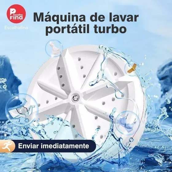 Mini Máquina de Lavar Roupas Panos Toalhas no Balde Portátil Ultrassônica Lavanderia USB Lava Louças Branco com USB