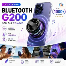 Caixa de Som LED Bluetooth Magnética – Mini Speaker RGB, Portátil, À Prova d’Água