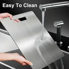 Tábua De Corte 304 Aço Inoxidável Antibacteriana À Prova De Mofo 46 cm tábua de cozinha
