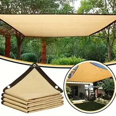 Tela De Sombreamento Grande De 4x5m, 90% De Sombreamento Para Garagem, Piscina, Fazenda, Rede De Proteção Solar