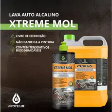 Xtreme Mol Protelim Shampoo Detergente Desengraxante Automotivo Concentrado