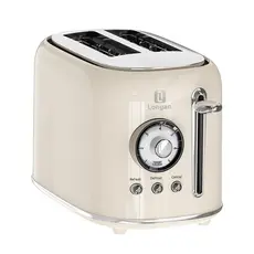 Torradeira De Pão Elétrica 2 Fatias Inox 220V 800W 7 Níveis Proteção Antiaderente Para Cozinha Pequena Lanche Da Manhã