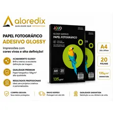 Papel Fotografico Glossy Adesivo Brilho 135g