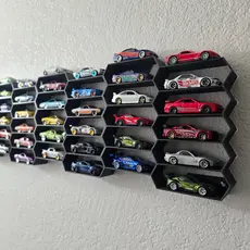 Display Prateleira Hot Wheels Estante Modular Para Parede Carrinho Gearhead Miniaturas 10/20 Carrinhos