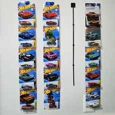 Suporte Hot Wheels Display para Parede Ganchos Garagem Carrinho Gearhead Miniaturas Para Carrinhos 1:64 Maisto