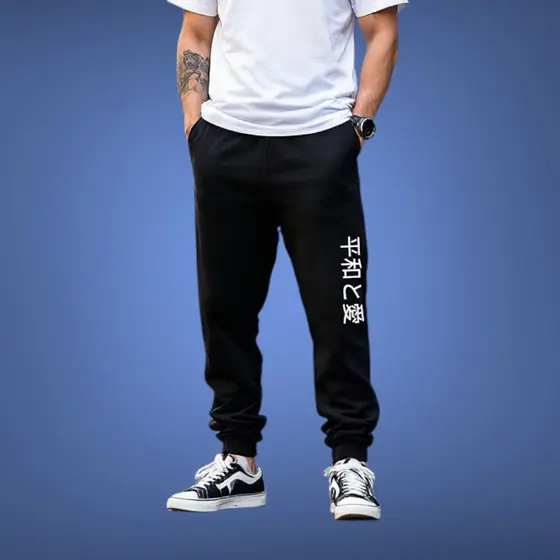 Cal莽a de moletom pel煤cido masculino estilo  jogger academia ,caminhada e casual muito confort谩vel