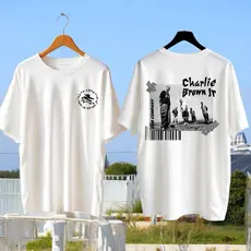 Blusa Camiseta Oversized Charlie Brown Jr Música Nacional Skate Camisa Masculina Streetwear Unissex Blusão Rap Rock