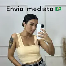 Blusinha Básica Feminino Verão Lisa Moda Gringa Blogueira