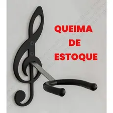 2 Suportes para Violão de Parede; Guitarra; Uculelê; Baixo; Viola