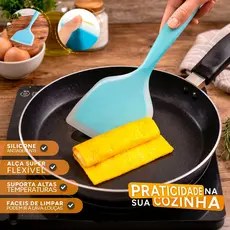 Espátula Pá De Silicone Multiuso Grande Para Cozinha E Chapa