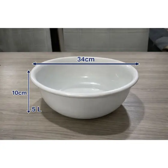 KIT BACIA 1 BACIA 5 LTS + 1 BACIA 2 LTS EM PLASTICOS RESISTENTE IDEAL PARA GRANDES RECEITAS