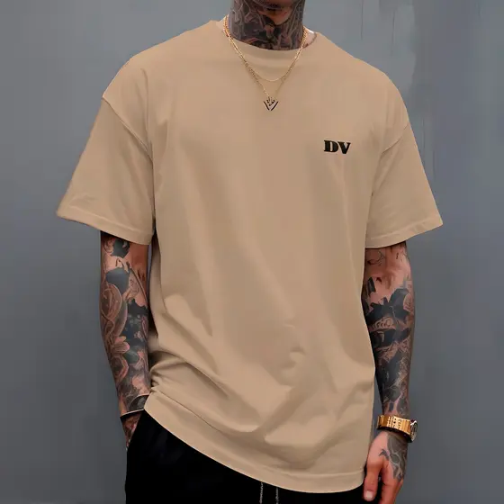 Camiseta Masculina DV Minimalista Diverse Estilos Manfinity 100% Algodão Street Wear