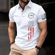Camiseta Polo American 1776 Street Manfiny Piquet