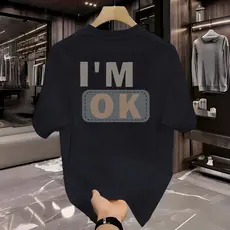 Camiseta Masculina I'M OK T-Shirt Camisa 100% Algodão Manfinity Street Wear