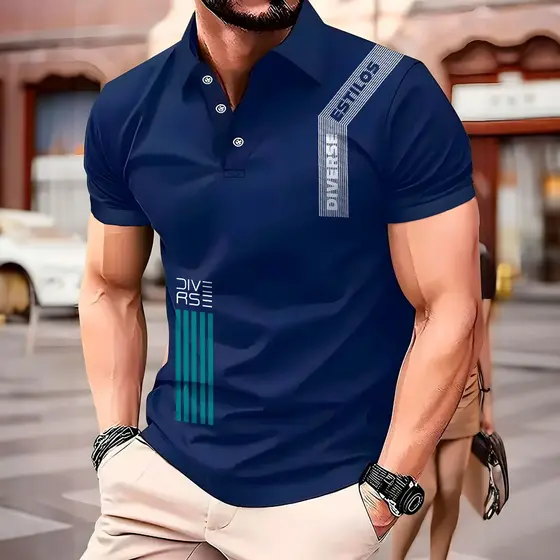 Camisa Polo Diverse Sport Malha Piquet