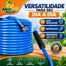 Mangueira Jardim Reforçada Lisa Flexivel 50 30 25 20 15 10 7 Metros