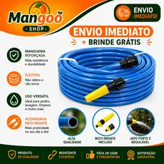 Mangueira Jardim Reforçada Lisa Flexivel 50 30 25 20 15 10 7 Metros