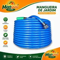 Mangueira Jardim Reforçada Lisa Flexivel 50 30 25 20 15 10 7 Metros Pronta Entrega na Promoção
