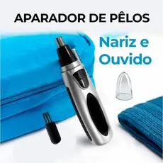 Aparador de Pelos Elétrico/Portátil - Nariz/Orelha/Rosto