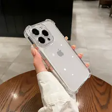 Capa Anti Impacto Transparente para iPhone - Proteção Premium para XR/11/12/13/14/15/16 Pró e Max