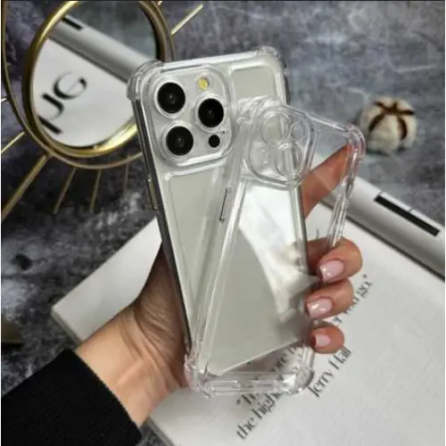 Capa Anti Impacto iPhone XR 11 12 13 14 15 16 Pró Max - Case Space Transparente Resistente