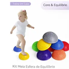 Bola de Massagem Meia Esfera para Equilíbrio e Treino | Yoga Pilates