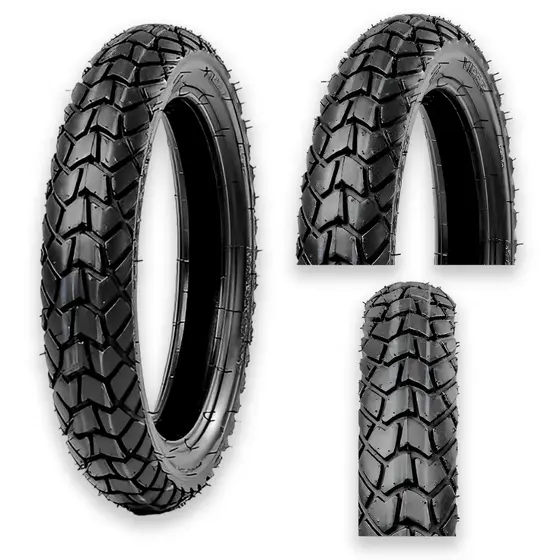 Pneu Traseiro 120/80-18 Maggion Viper Traseiro Lander Xre Tornado Xtz Tenere Sahara Uso Com Câmera