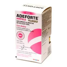 Adeforte turbo biotina Ampola 3Ml cada - Gross