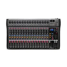 VEDO 16 Canais Mesa De Som VDA216L Mixer de Áudio Console Professional Misturador Multifuncional Mixagem DJ Console
