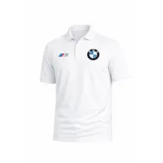 Camiseta Polo B-M-W Masculina – Preto ou Branco | Estilo Premium