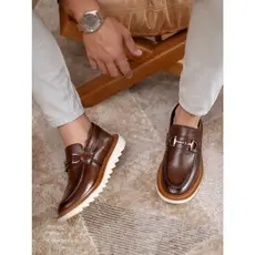 Mocassim Masculino Sola Tratorada com Bridão Conforto e Elegância Sapato Masculino Moderno Dia dos Pais