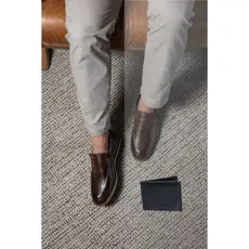 Sapato Social Carteira Masculino Oxford Milan Confortável Sapato Social Brogue Dia dos Pais