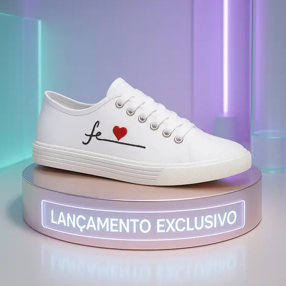 Tênis Fé Feminino Leve Macio Confortável Dia A Dia Barato
