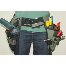 Kit 2 em 1 Cinto Duplo Para Ferramentas, Coldre Porta Furadeira & Cinto Porta F. Solze