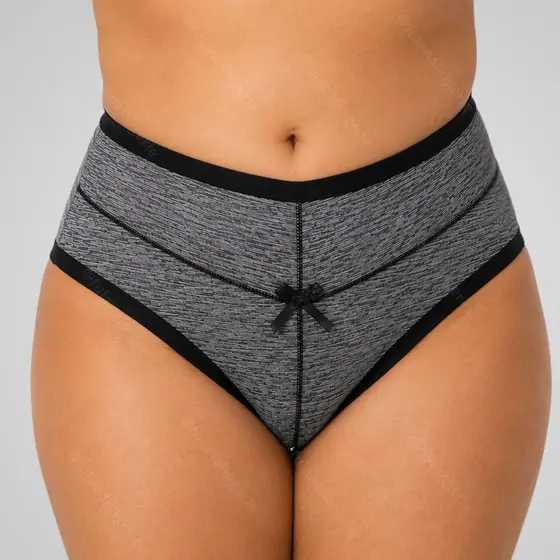 Kit até 10 Calcinhas Firmadoras Plus Size em Suplex Cós Alto - Firma Plus Ads