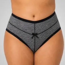 Kit até 10 Calcinhas Firmadoras Plus Size em Suplex Cós Alto - Firma Plus Ads