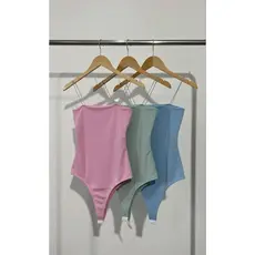 Body Feminino Liso Alça Fina Básico Essencial forro duplo suplex premium