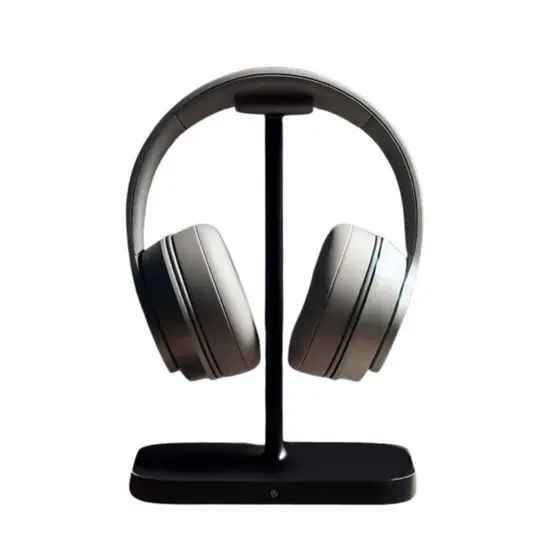 Suporte moderno minimalista para fone de ouvido, Headphone e Headset.