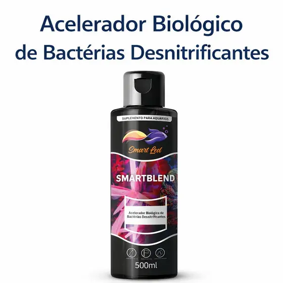 Acelerador Biológico SmartBlend 500ml p/ Aquário Doce e Salgado