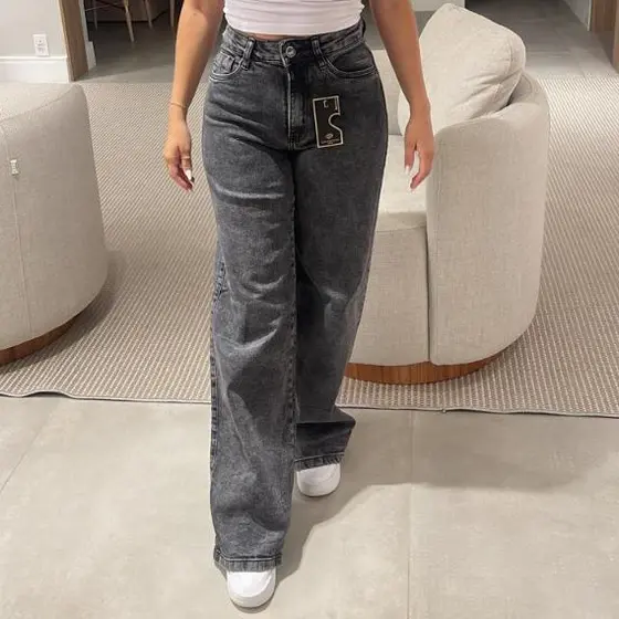 CALÇA JEANS WIDE LEG!!!!!