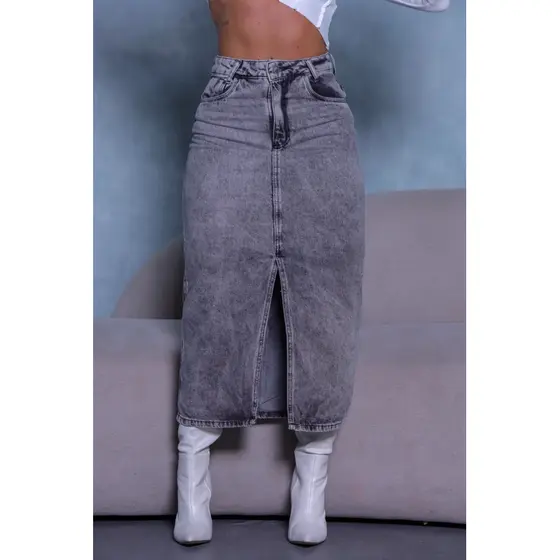 SAIA MIDI JEANS CHUMBO!!!