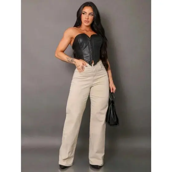 CALÇA JEANS WIDE LEG!!!!!