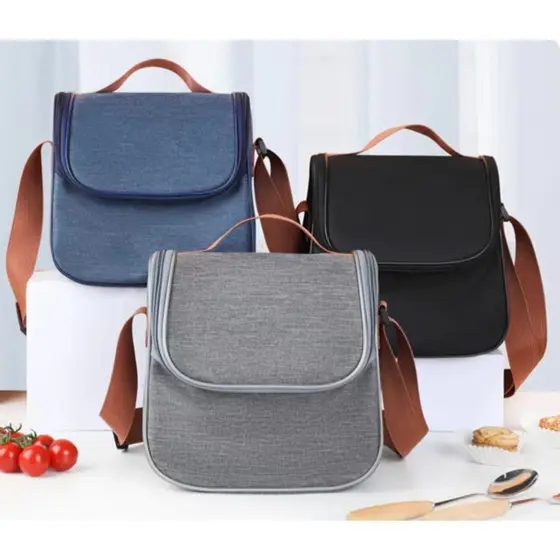 Bolsa Térmica Com Alça Lanche Bebida Lancheira Portátil Trabalho Fitness