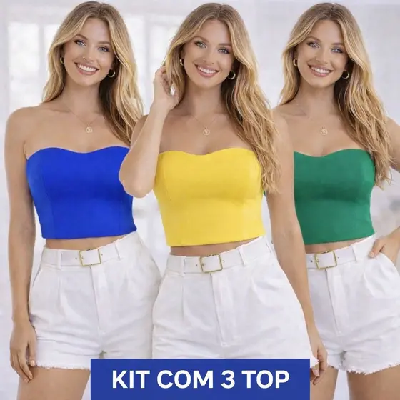 Cropped Top bojo Feminino Faixa Suplex