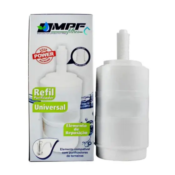 Refil Alcalino Universal – Vela para Purificador de Torneira