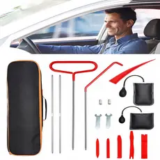 Kit de Ferramentas Porta Aberta Para Carros Bomba de Ar Insuflável Fixação 14 Peças